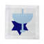 Menorah Hemstitch Cocktail 6" Linen/Cotton Napkin