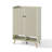 5-Tier 24 Pair Shoe Storage Cabinet With Two Fluted door