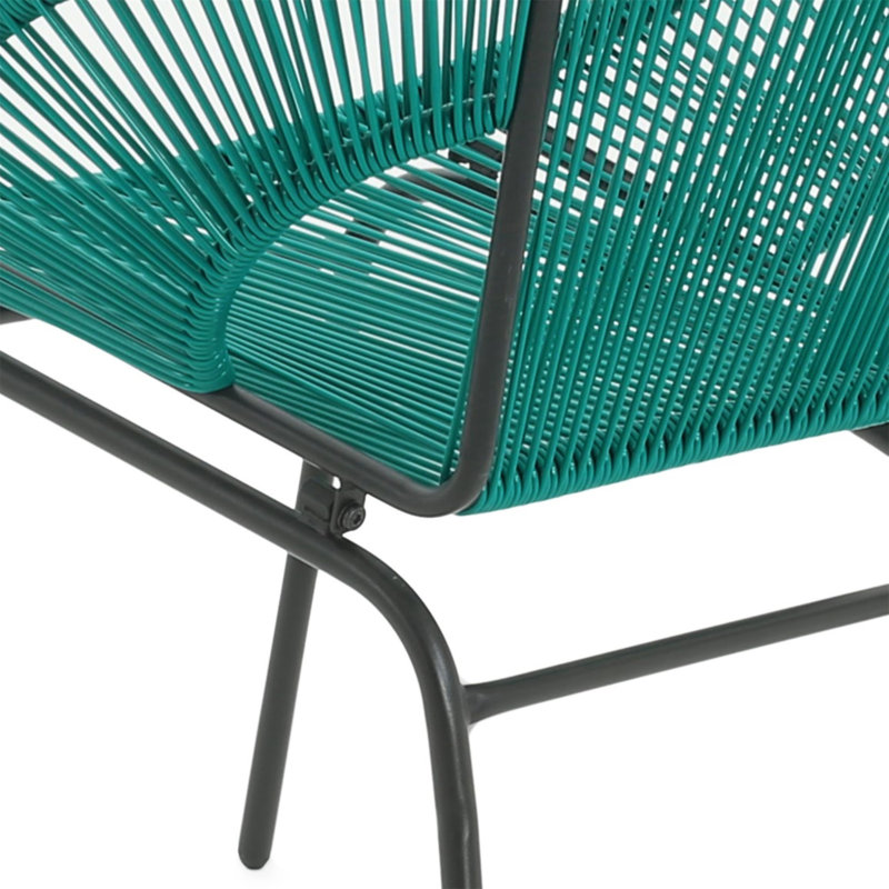 Chaise en osier Nusa Oudoor (excluant la table), Sarcelle