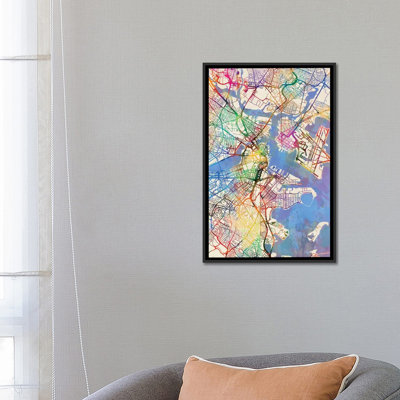 Boston, Massachusetts, USA by Michael Tompsett - Gallery-Wrapped Canvas Giclée
