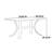 Wabi-sabi style rectangular solid wood rock table-104763423