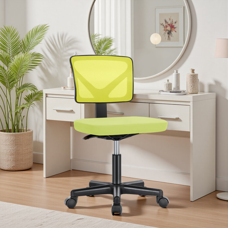 Chaise de bureau en filet Ovidia, Vert