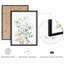 "Fleurs sauvages vertes, art floral moderne, impressions encadrées, affiches, petit art mural pour la salle de bain" - 4 pièces-101825689-101825686