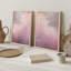 36" x 24" Pastel Skyline Set of 2 Print on Archival Matte Paper in a Weathered Zinc Frame-2088506491-2088506490