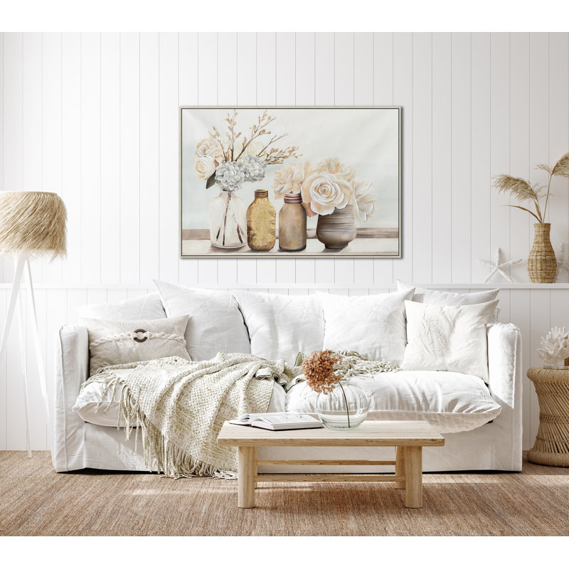 Art mural sur toile Antique Blossoms