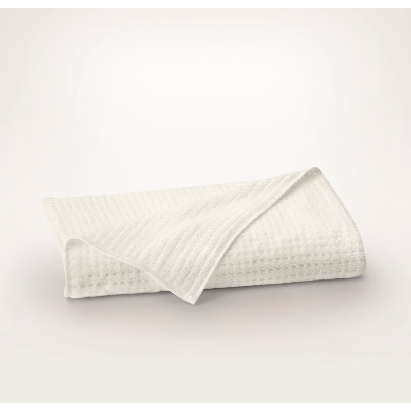 Turkish Waffle Waffle Bath Sheet, Cream