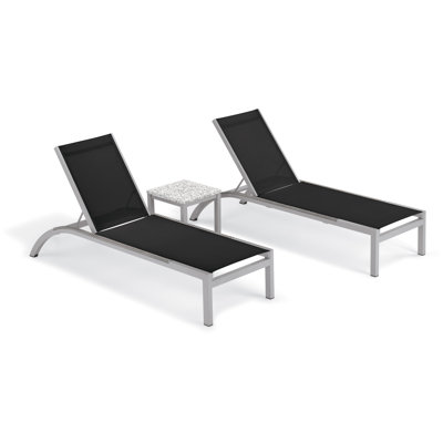 Argento And Travira Outdoor Chaise Lounge