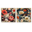 Ensemble de 2 reproductions d'art sur toile à motif floral français-102574160-102574162