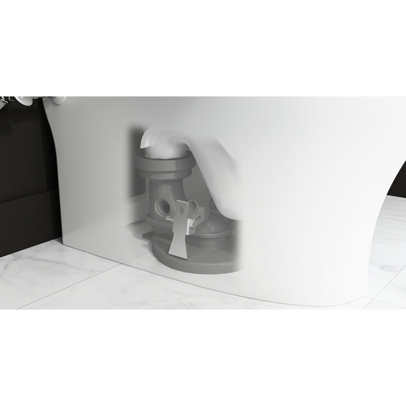 Betello 1.28 GPF Water Efficient Elongated Two-Piece toilet (Seat Not Included), White