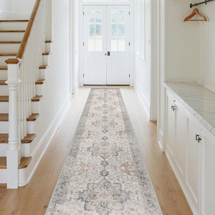 Washable Vintage Kitchen Runner Rug Non Slip