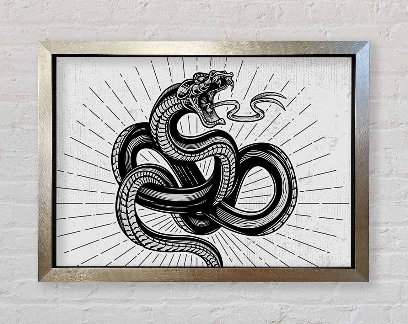 Snake Photo Frame Latitude Vive Tattoo Snake - Single Picture Frame Art Prints | Wayfair ...