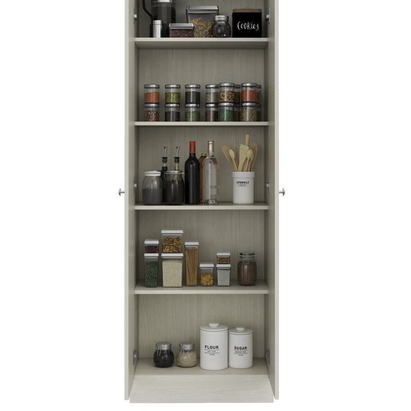 Armoire de rangement, porte double, Beige