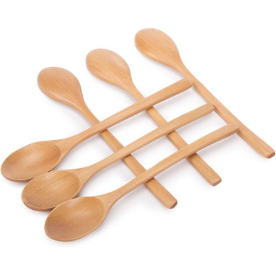 6 cuillères à cuisson en bois 6 pièces