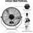 Healsmart 24'' Oscillating Wall Mounted Fan