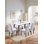 Housse de chaise de salle à manger, housse de chaise imperméable, ensemble de 6