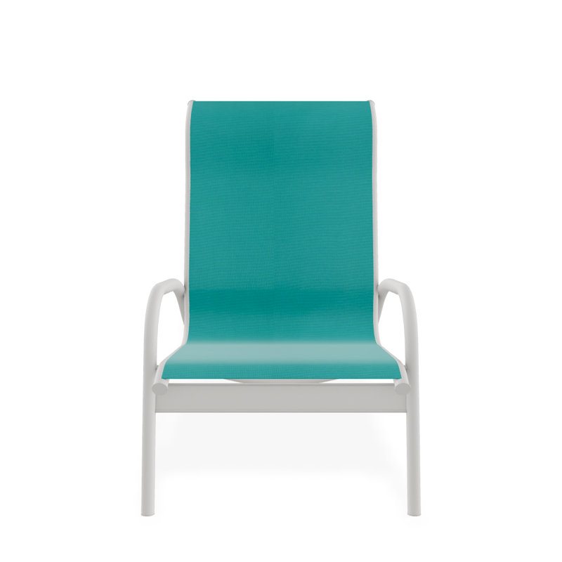 Gardenella Patio Chair, Aqua, Snow