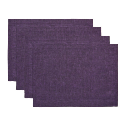 100% Pure Linen Placemats - Athena