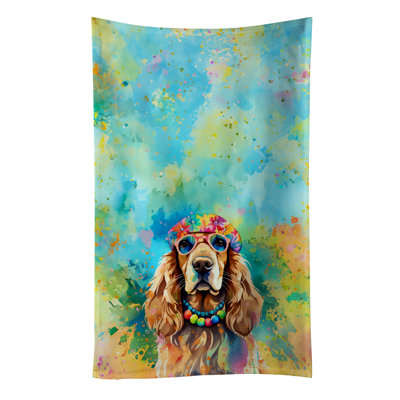 Serviette de cuisine Cocker Spaniel Hippie Dawg