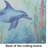Dolphin Glass Cutting Board Large