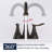 Bathroom faucet with 360 degree turn spout-110825928