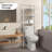 Over The Toilet Storage Organizer With 3-Tier Shelving Rack, Adjustable Feet For Stability, Durable Steel Frame Bathroom Space Saver