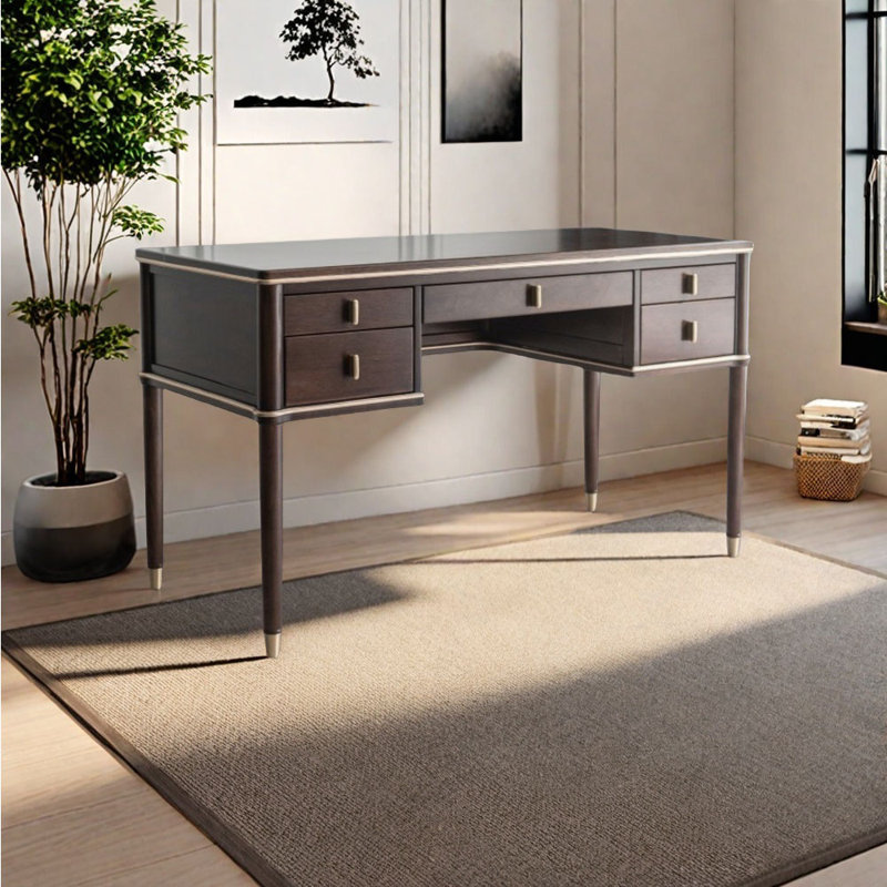 European style light luxury office desk