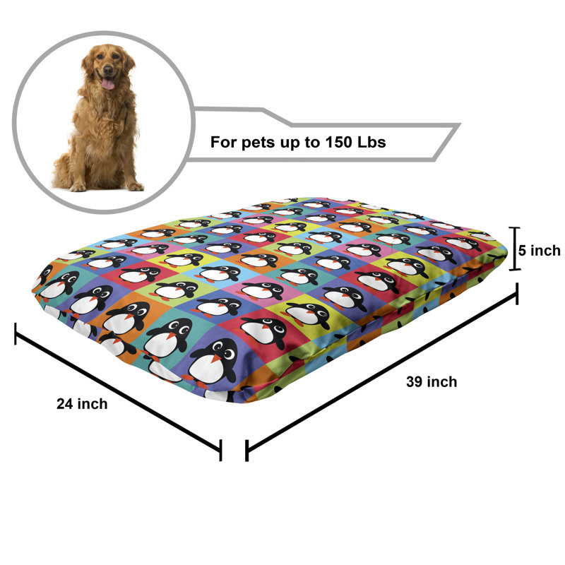 Multicolore, lit pour animal de compagnie Ambesonne