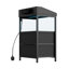 2-Drawer Nightstand with Charging Station & RGB Light Strip, Fabric Drawers-1175805898