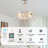 Matisha 21" Luxury Crystal Caged Ceiling Fan with Light Kit and Remote-346065774