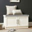 Cleverton Hallway Shoe Storage Bench With 4 Drawer Dresser Living or Bedroom Set-125588226