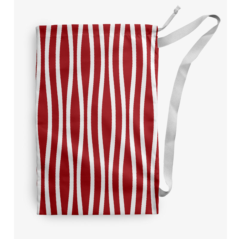 Fabric Laundry Bag with Handles, Medium (36" H x 28" W), Orange