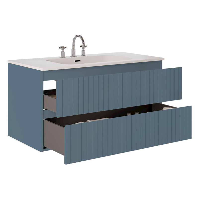 Prima 24.25'' W Single Vanity, Denim Blue, 42"
