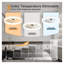 Ventilateur de plafond blanc ultra-mince intelligent avec lumière DEL, télécommande et contrôle d'application, conception moderne