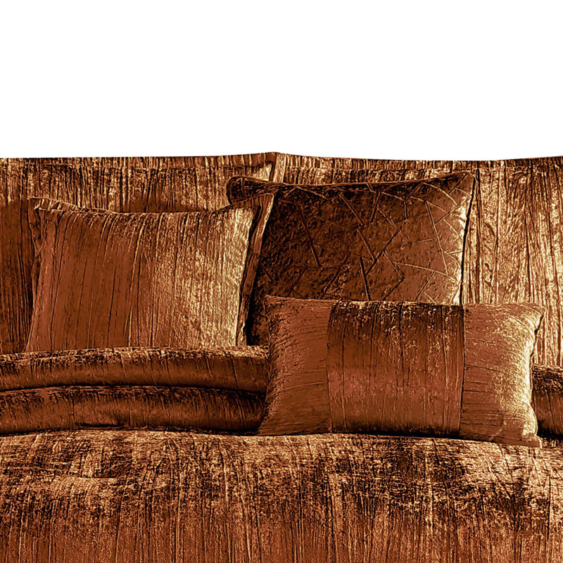 Riverbrook Home Turin Blush, King Comforter + 6 Additional Pieces, Copper