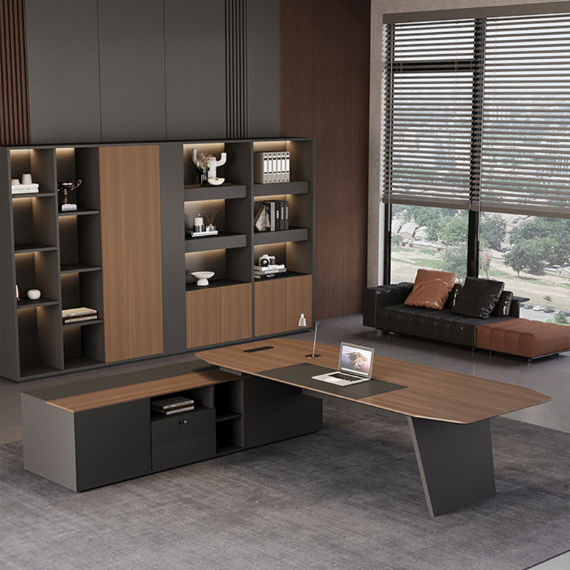 Bureau de direction en L 70,87 po, 29.53" H  x 70.87" W  x 70.87" D 