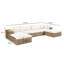 Canapé modulaire d'extérieur en tissu Cali Natural Performance