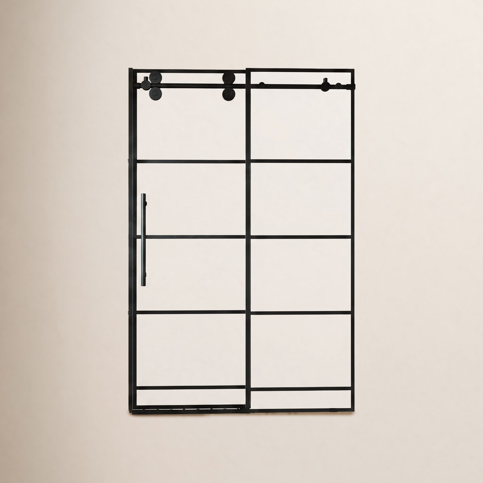 Elan 64" Frameless Sliding Shower Door