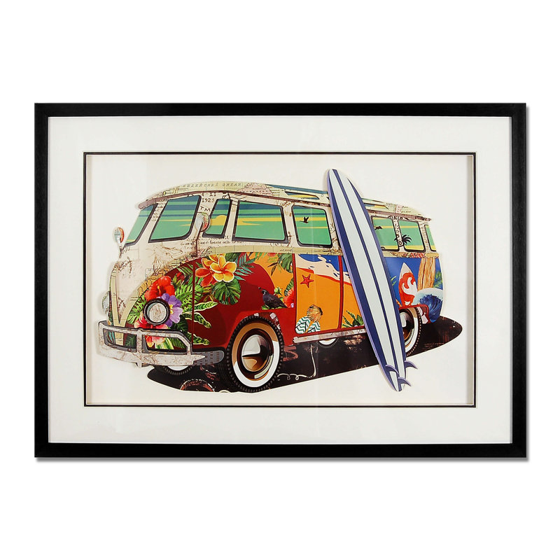 Handmade Transportation Wall Decor on Paper
