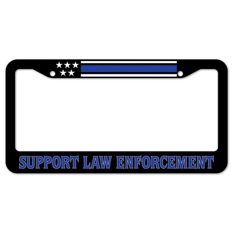 Support Law Enforcement Plate Frame