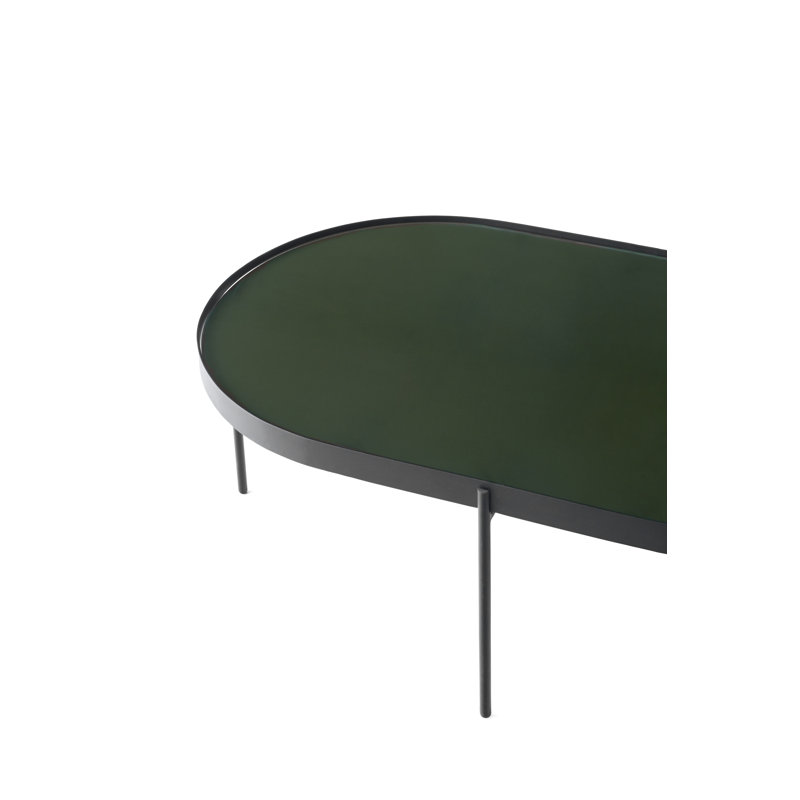 Norm Architects Coffee Table, 13.8" H x 38" L x 19.5" W, Brown