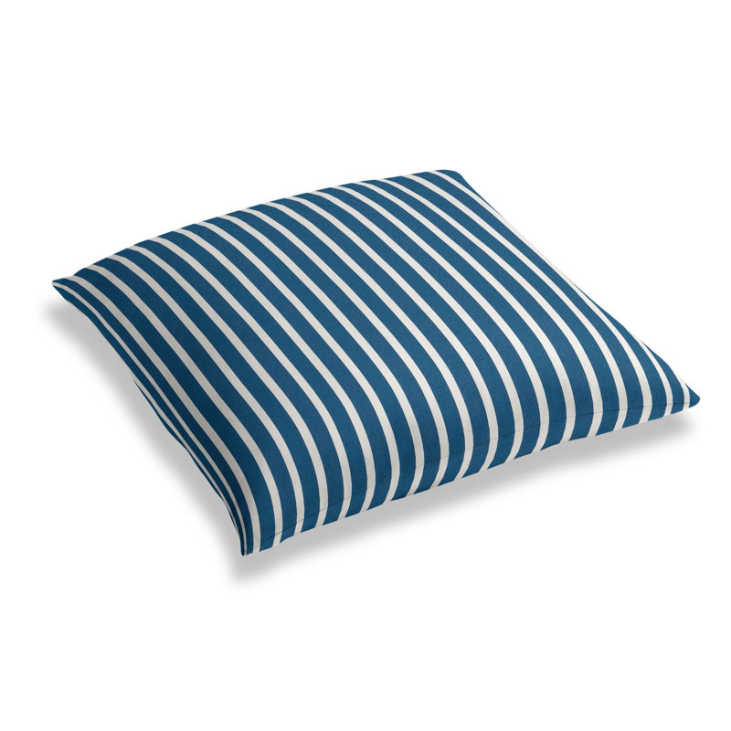 Shore Square Indoor/Outdoor Pillow Cover & Insert, Bright Blue