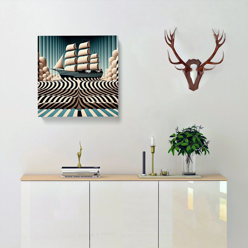 Modern Wall Art - Wrapped Canvas, 50cm H x 50cm W x 3cm D