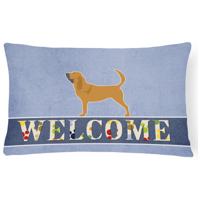 Coussin lombaire "Bloodhound Welcome"