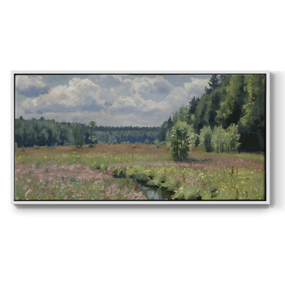 Série paysage - Mvii - Toile tendue avec châssis encadré - Prêt à être accroché