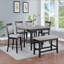 Tabouret de bar 2 pièces noir-1370281781