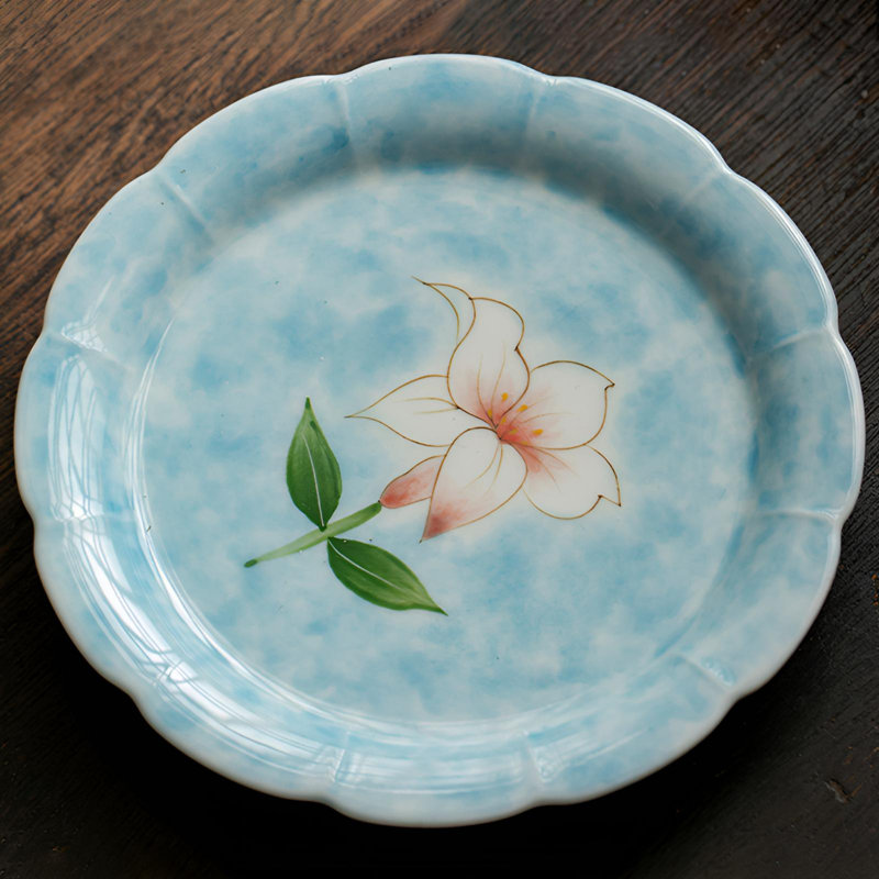 Jade Mud Lily Mouth Pot Tray
