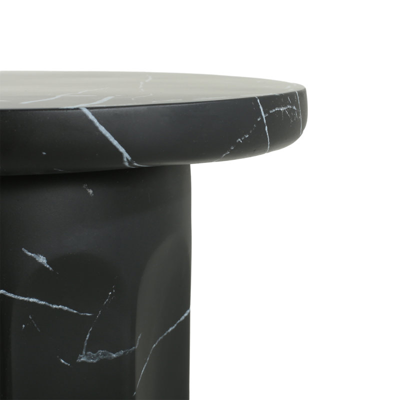 Outdoor Round Top MGO Drum Side/End Table