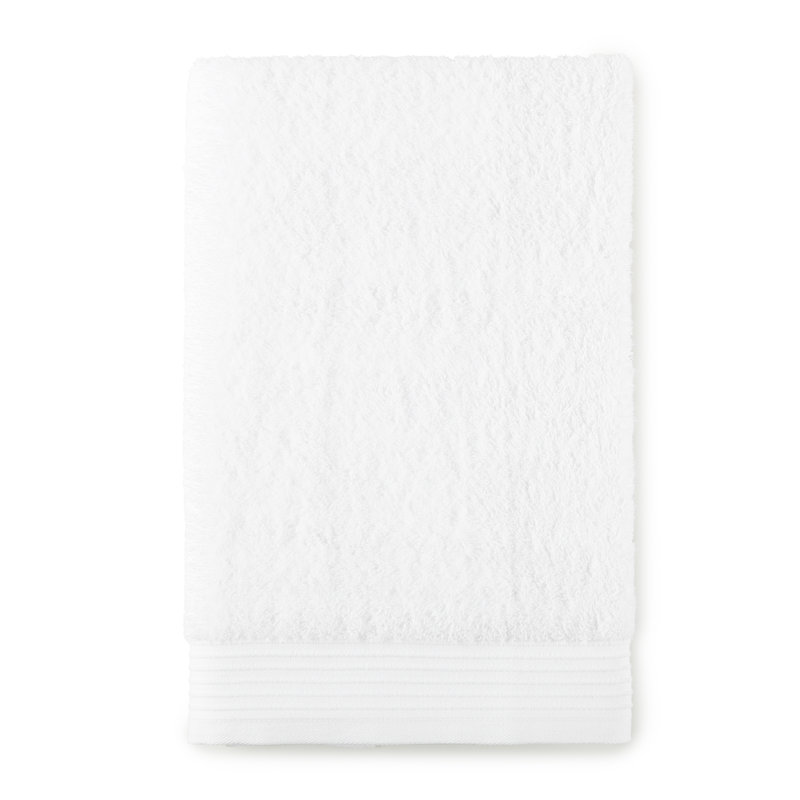 Serviette de bain en rayonne de bambou, Blanc