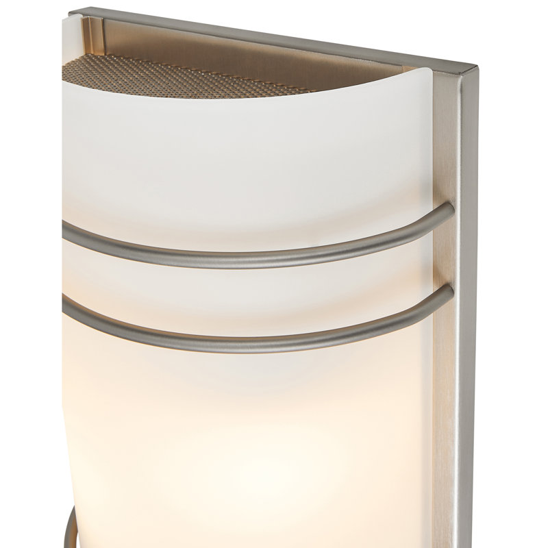 Rogowski Flush Mounted Sconce, LED, E - 26, Brushed Steel