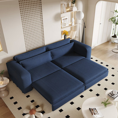 93" King Size Pull Out Sofa Bed